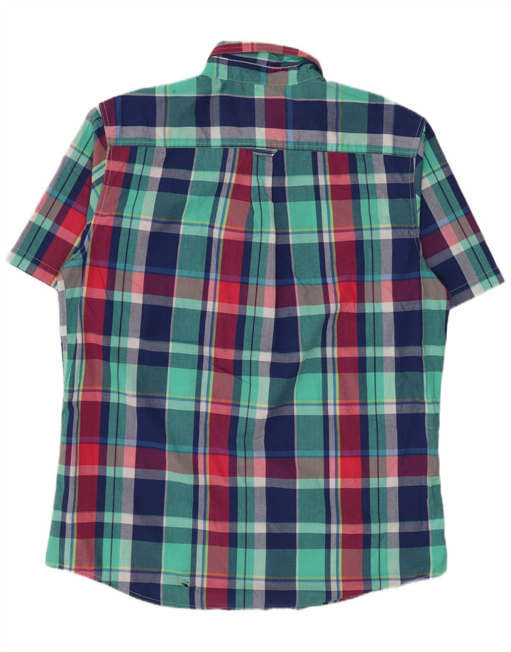 Chaps Mens Easy Care κοντομάνικο πουκάμισο μεγάλο πολύχρωμο βαμβακερό
