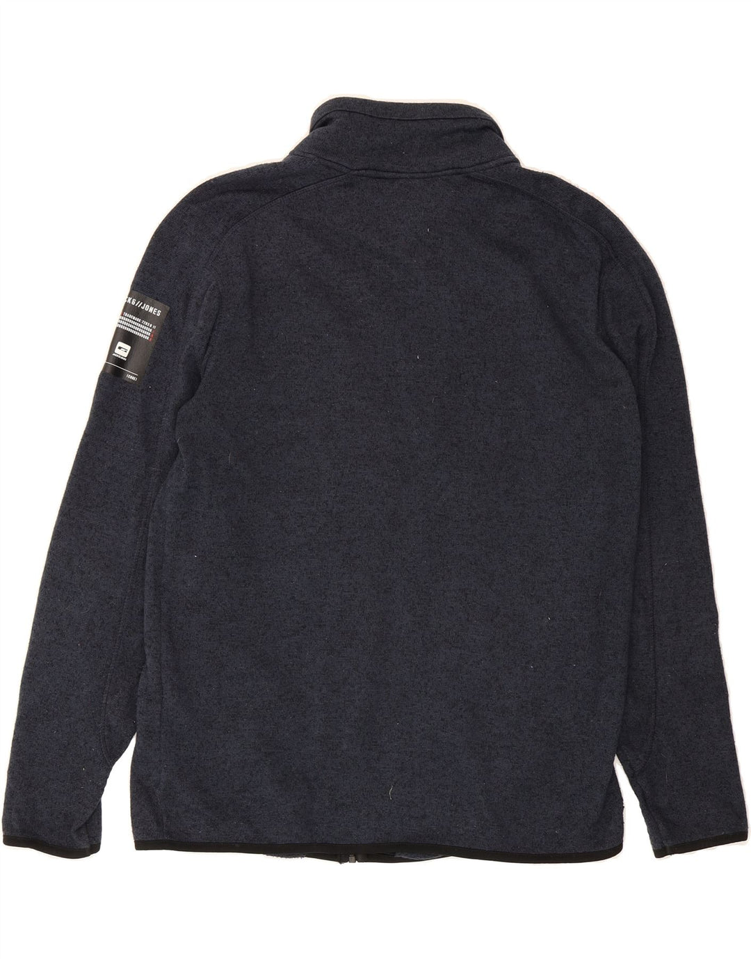 JACK & JONES Mens Tracksuit Top Jacket XL Navy Blue Polyester Vintage Jack & Jones and Second-Hand Jack & Jones from Messina Hembry 