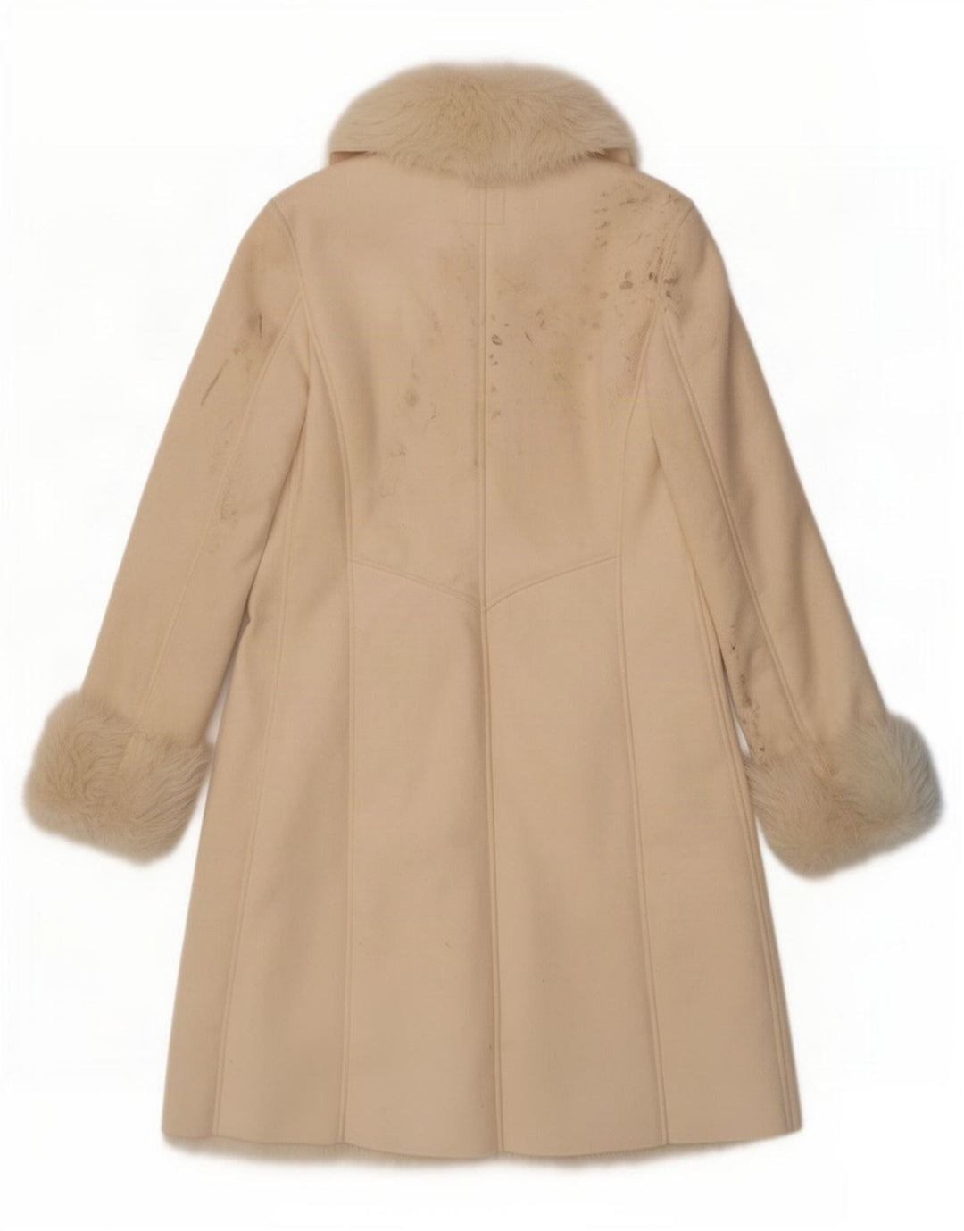 Γυναικείο παλτό Sherpa Esprit UK 18 XL Beige Polyester