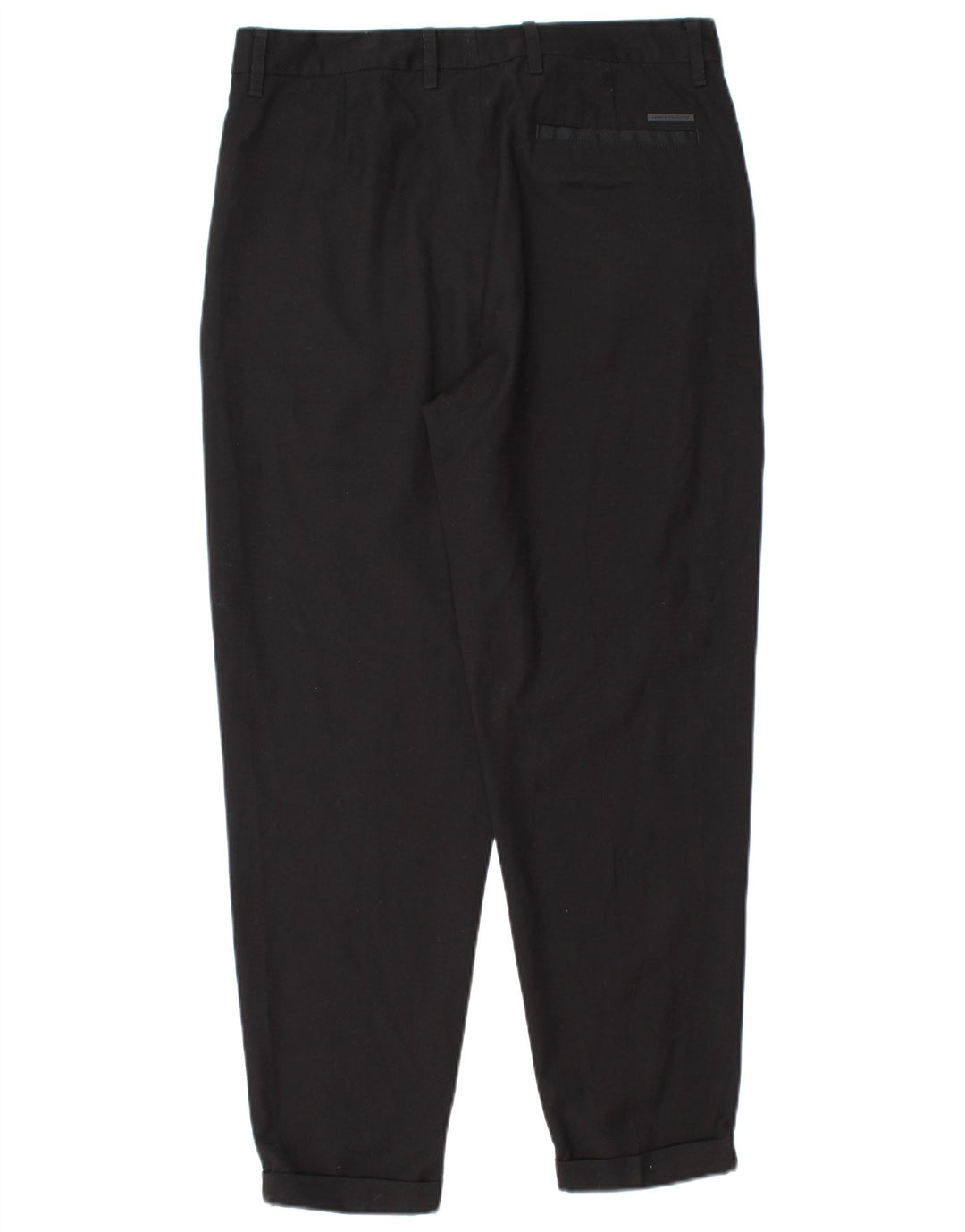 Armani Exchange Ανδρικό παντελόνι με καρφίτσα W32 L28 Μαύρο πολυεστέρα