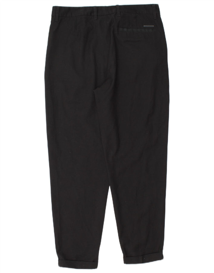 Armani Exchange Ανδρικό παντελόνι με καρφίτσα W32 L28 Μαύρο πολυεστέρα