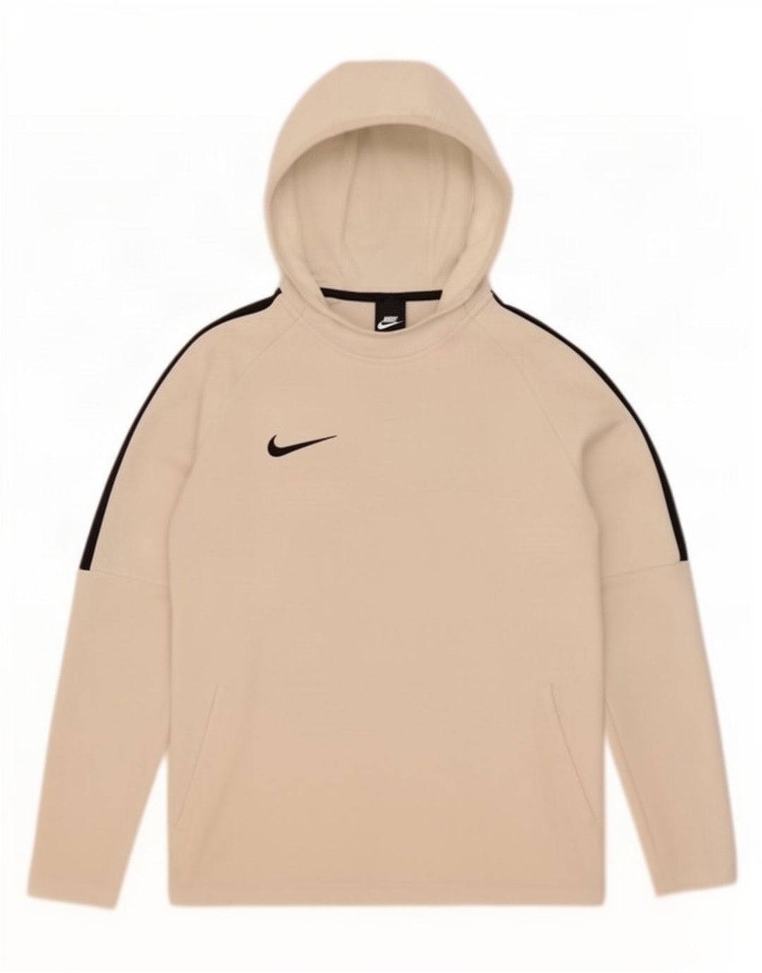 Ανδρικά κουκούλα Nike Dri Fit Small White Colourblock Polyester