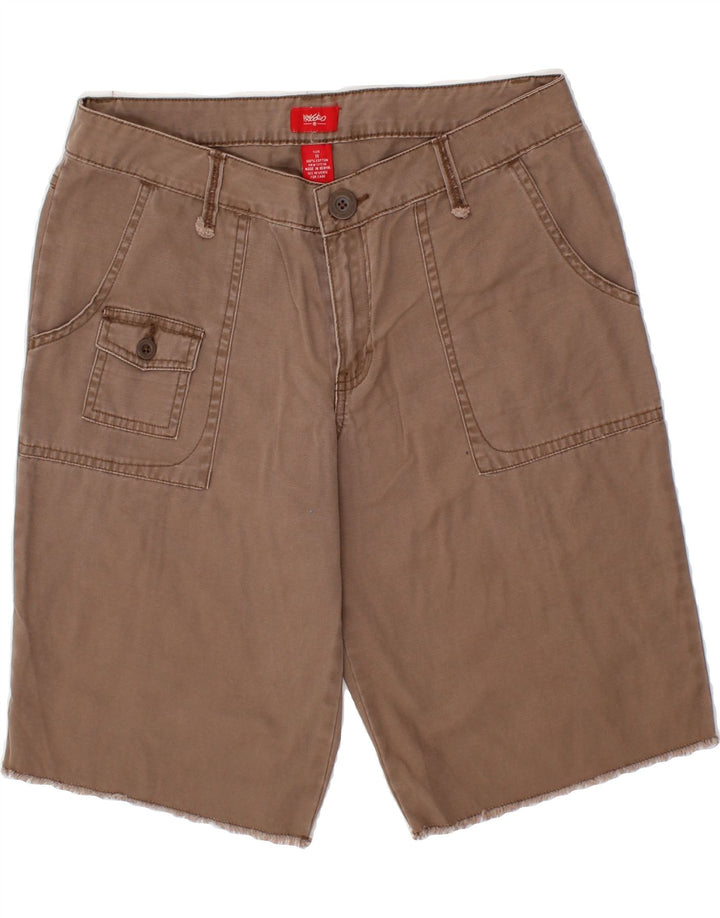 MOSSIMO Womens Casual Shorts US 11 Large W32  Brown Cotton Vintage Mossimo and Second-Hand Mossimo from Messina Hembry 