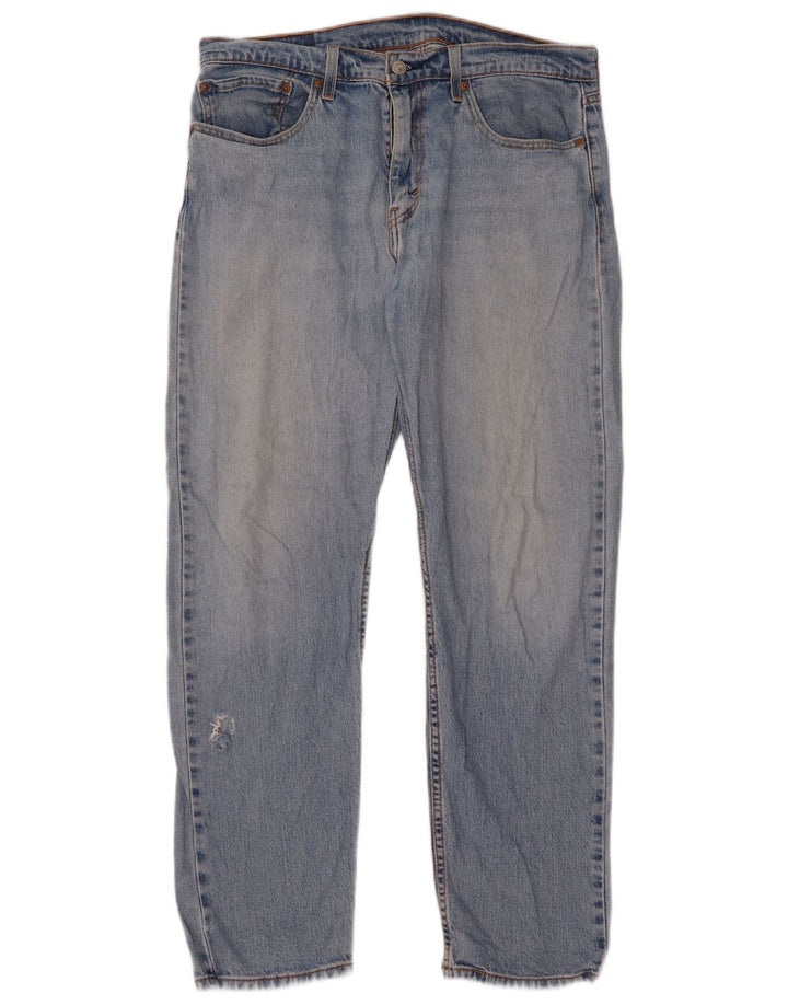 Levi's Mens 502 Straight Jeans W33 L32 Blue Cotton