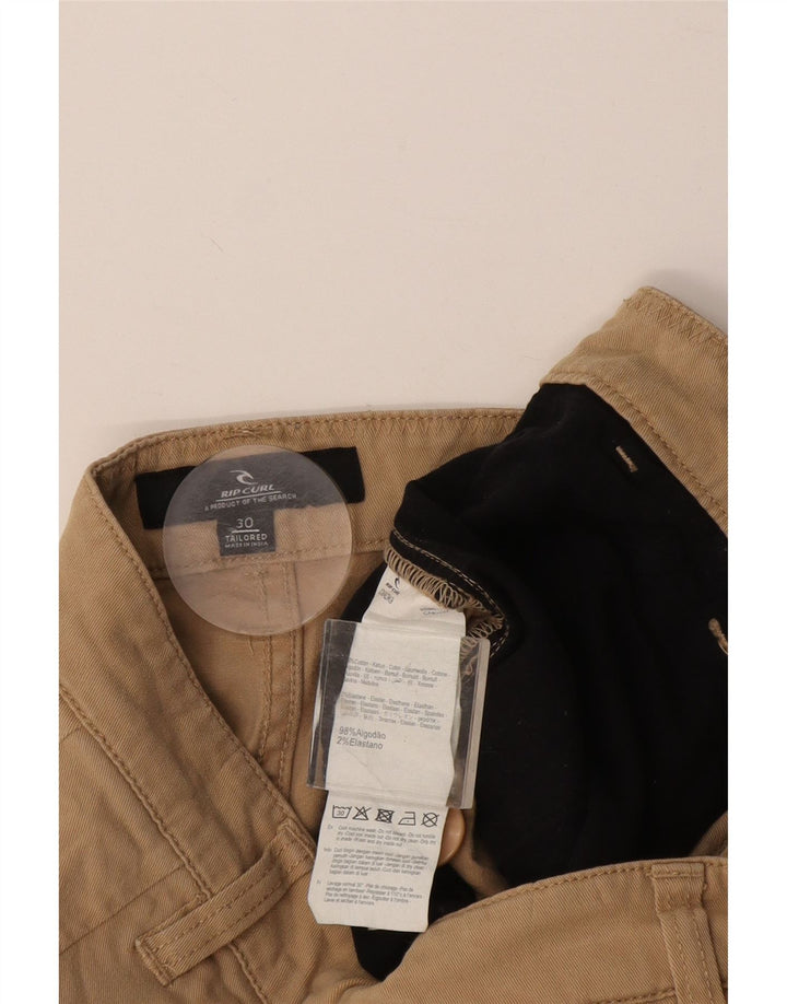 Ανδρικό σορτς chino ραμμένο Rip Curl W30 από βαμβακερό μεσαίο μπεζ