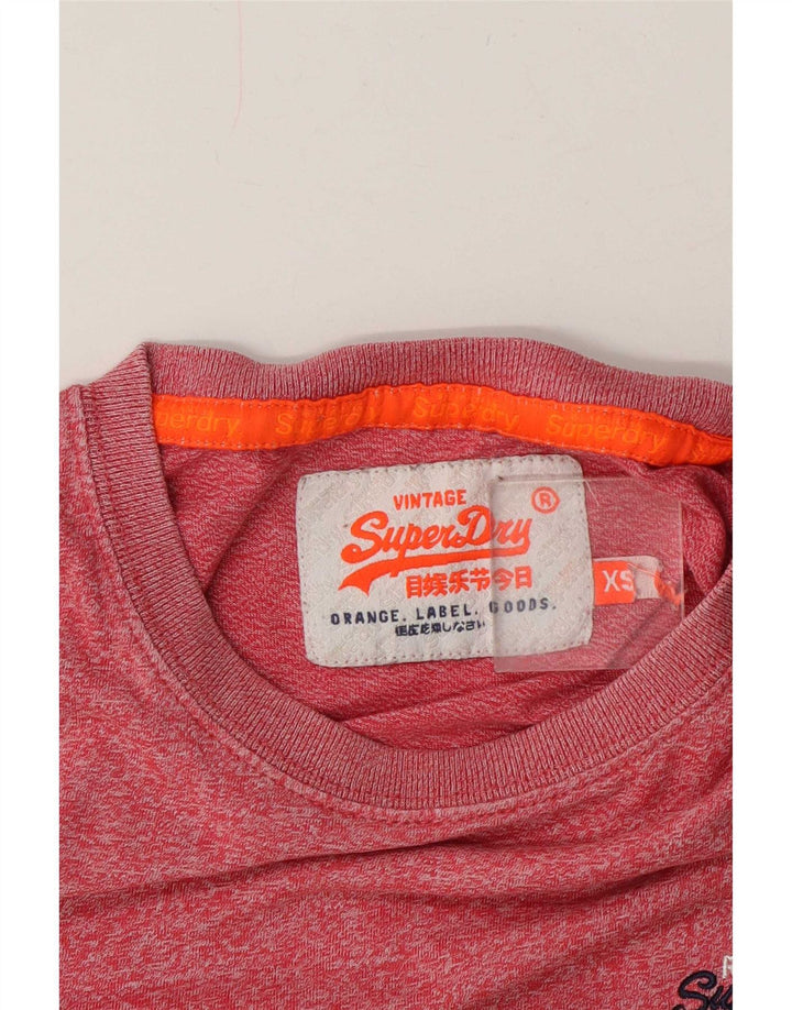 Ανδρικό T-Shirt Superdry Top XS Red Flecked