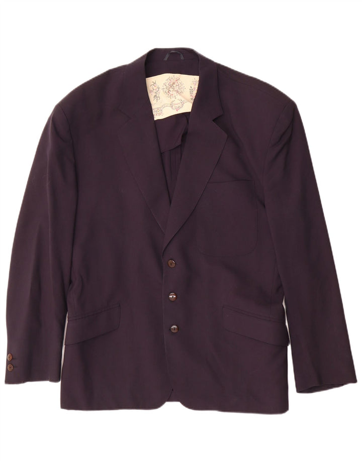 Vintage Ανδρικό τζάκετ Blazer 3 κουμπιών IT 50 Large Navy Blue Wool