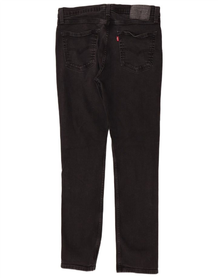 Levi's Mens 511 Slim Jeans W36 L34 Μαύρο βαμβακερό