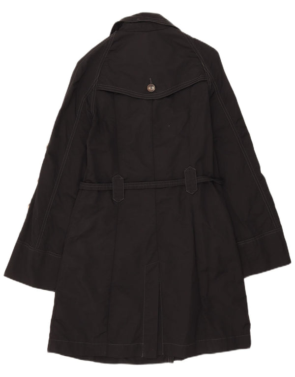 PEPE Jeans Γυναικεία Trench Coat UK 10 Small Black Cotton
