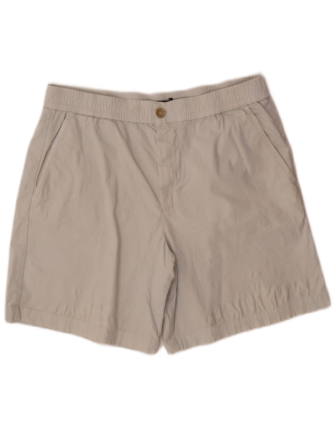 Zara Ανδρικό σορτς Chino μεγάλο W34 Γκρι βαμβακερό
