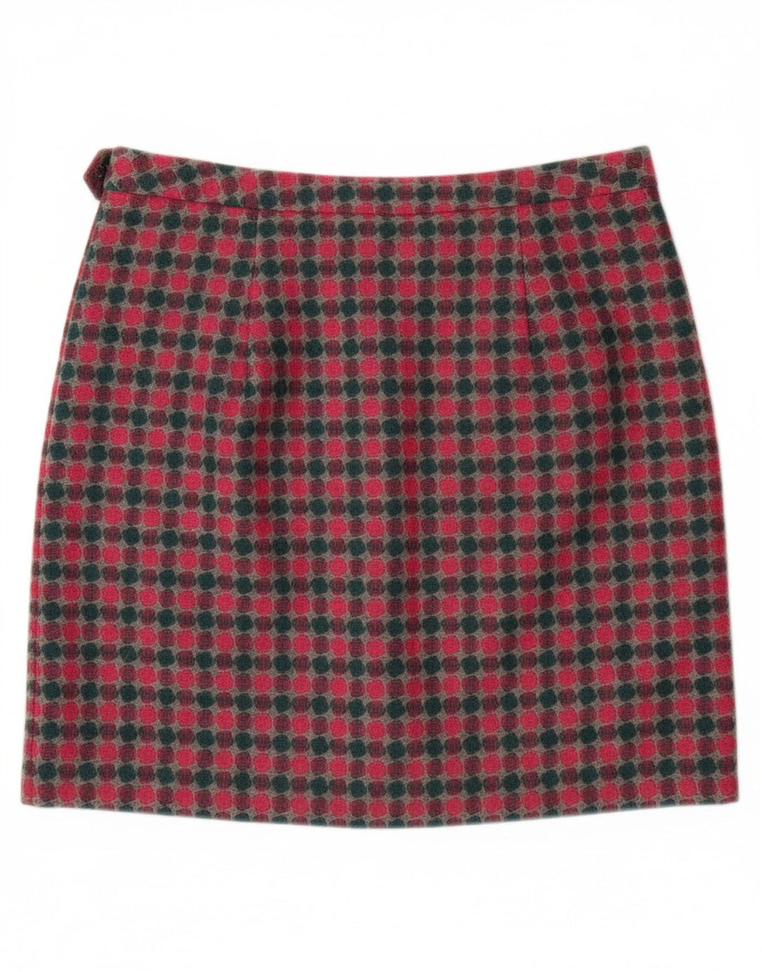 Γυναικεία μίνι φούστα LAURA ASHLEY UK 16 Μεγάλη W36 πολύχρωμη μαλλί με στίγματα