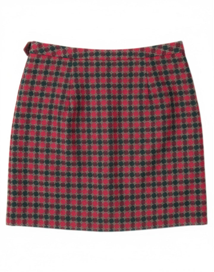 Γυναικεία μίνι φούστα LAURA ASHLEY UK 16 Μεγάλη W36 πολύχρωμη μαλλί με στίγματα