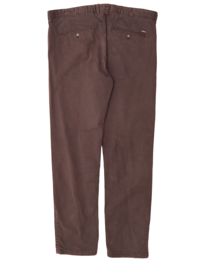Woolrich Ανδρικό ίσιο παντελόνι Chino W38 L32 Γκρι βαμβακερό
