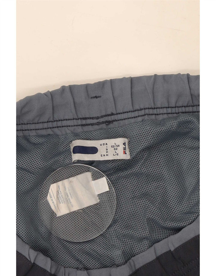 Ανδρική φόρμα φόρμας Fila Cargo Παντελόνι Μεγάλο Navy Blue Colorblock Πολυεστέρας