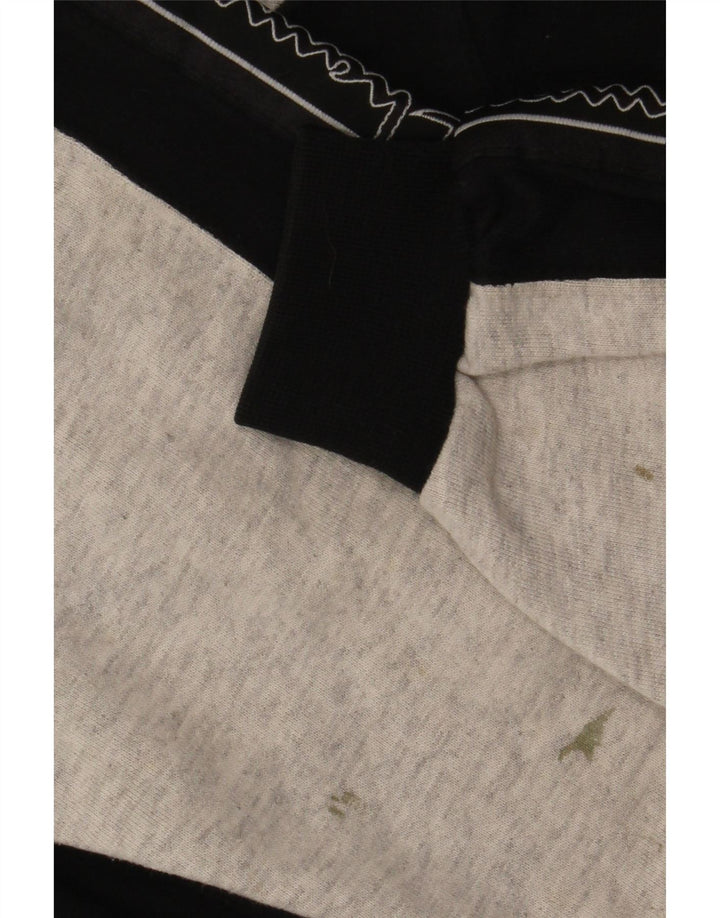 Champion Boys Graphic Sweatshirt Jumper 9-10 Years Medium Black Colourblock