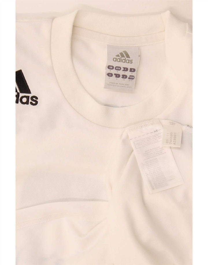 Ανδρικό γραφικό T-Shirt Adidas Top Small White Polyester