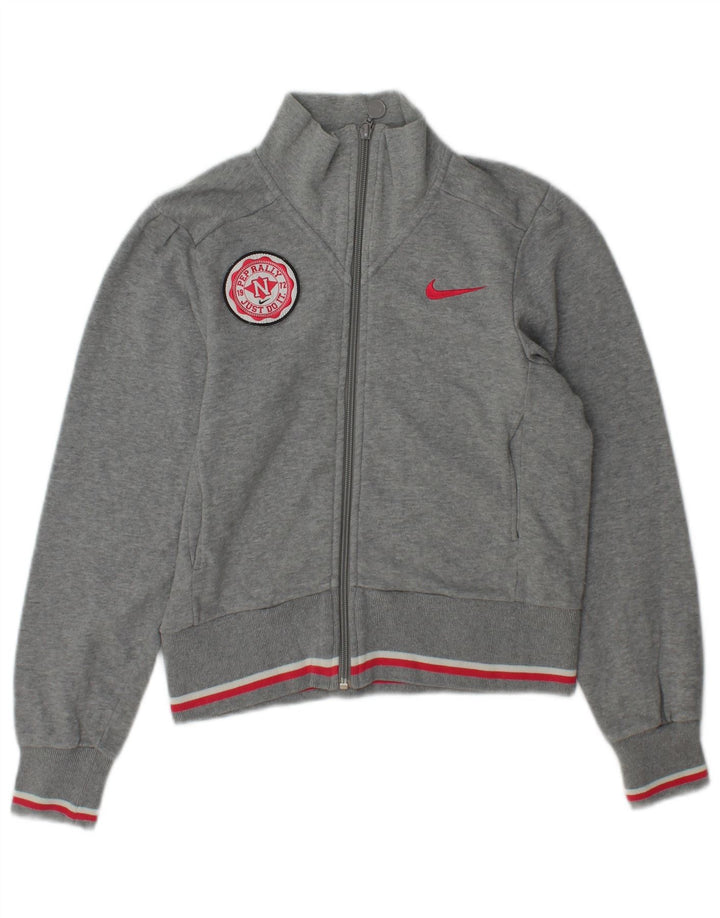 Γυναικεία φόρμα Nike Top Jacket UK 6/8 XS Γκρι βαμβακερό