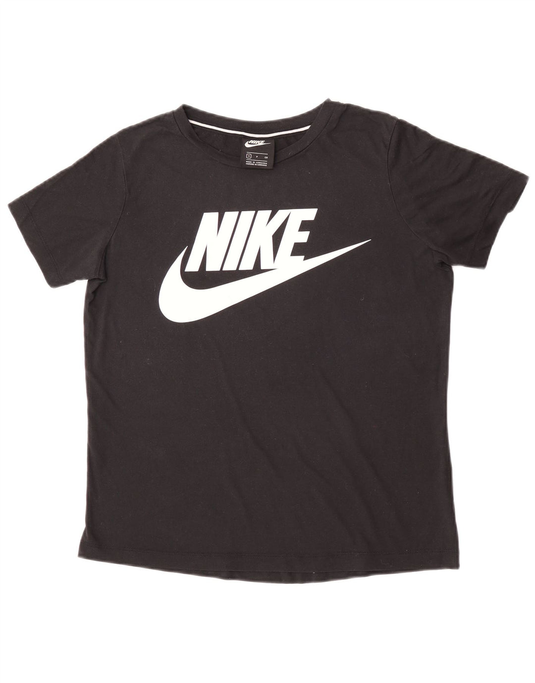 Γυναικείο γραφικό μπλουζάκι Nike Top UK 10 Small Black