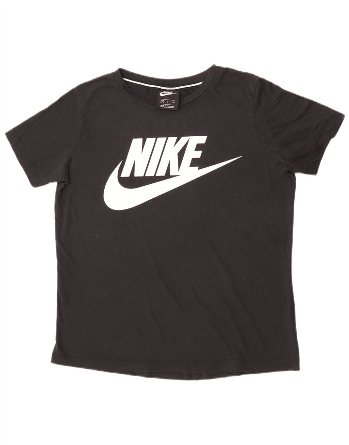 Γυναικείο γραφικό μπλουζάκι Nike Top UK 10 Small Black