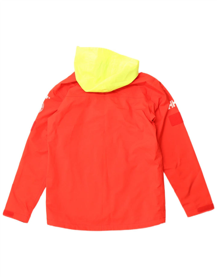 Ανδρικό μπουφάν βροχής με κουκούλα HELLY HANSEN 36 Small Red Colourblock