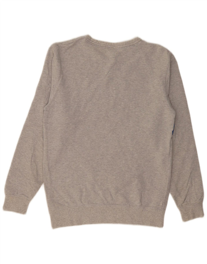 Ανδρικό γραφικό φούτερ REEBOK Jumper Small Grey Colourblock Βαμβακερό