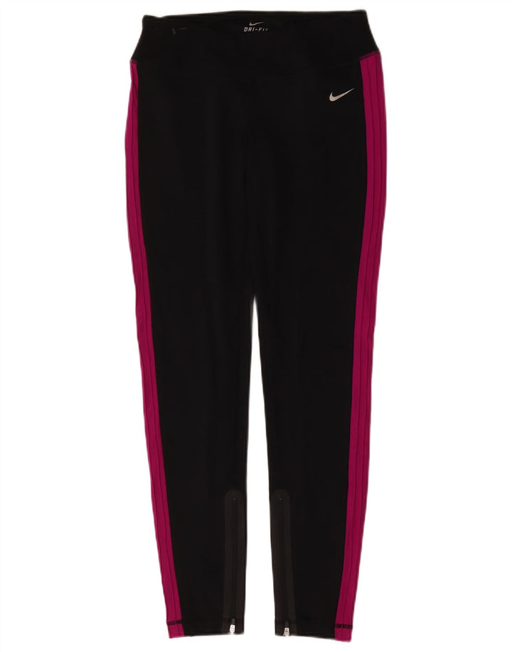 Γυναικεία κολάν Nike Dri Fit UK 8 Small Black Colourblock