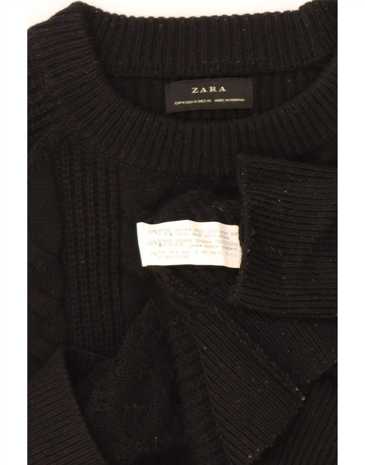 Ανδρικό πουλόβερ Zara Boat Neck Jumper Μεσαίο Μαύρο Ακρυλικό