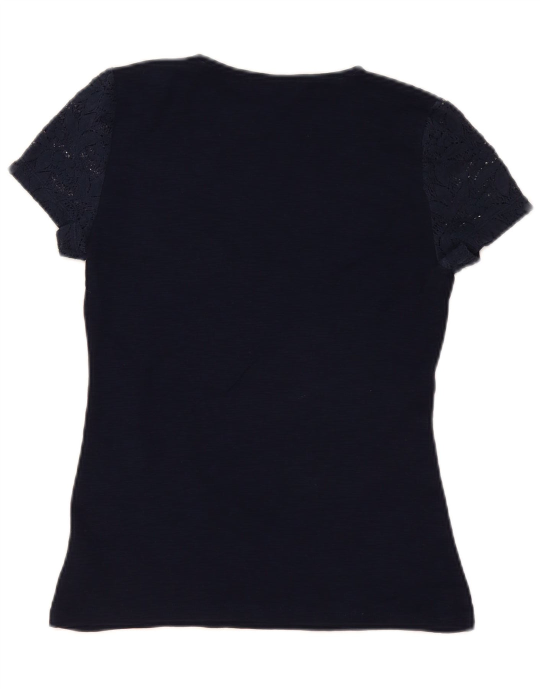 Chaps Γυναικεία Μπλούζα Τοπ UK 10 Small Navy Blue Floral Βαμβακερό