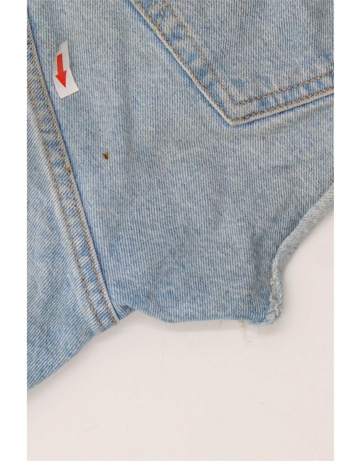 Levi's Womens 501 Distressed τζιν σορτς W26 μικρό μπλε βαμβακερό