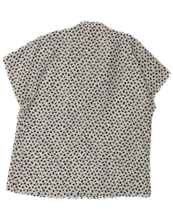 Γυναικεία μπλούζα Marzotto Top UK 14 Large White Spotted Polyester