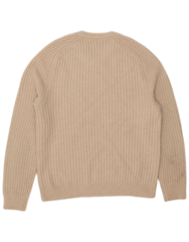 Ανδρικό πουλόβερ Reiss Crew Neck Jumper XL Μπεζ μαλλί