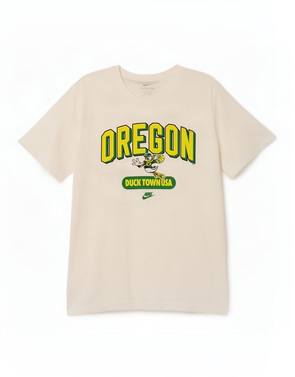 Γραφικό μπλουζάκι Nike ανδρικό Oregon Ducks XL λευκό βαμβακερό