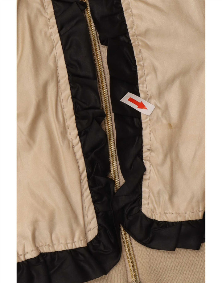 Moschino Γυναικείο Bomber Jacket UK 14 Large Gold Colourblock Polyester