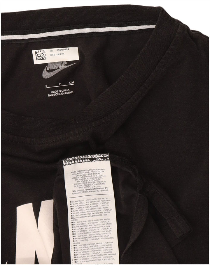 Ανδρικό γραφικό T-shirt Nike Top Small Black Modal