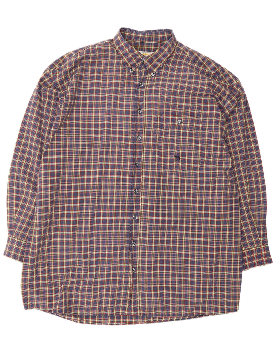 Ανδρικό πουκάμισο CAMEL ACTIVE 2XL Navy Blue Check
