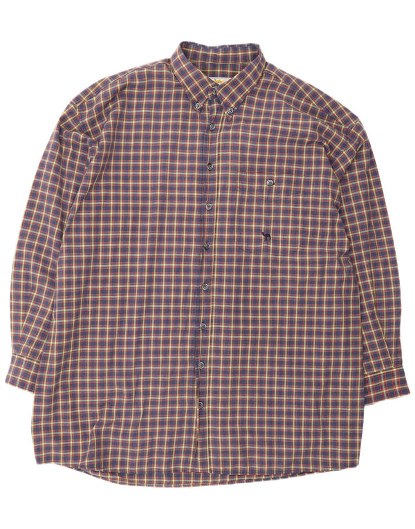 Ανδρικό πουκάμισο CAMEL ACTIVE 2XL Navy Blue Check