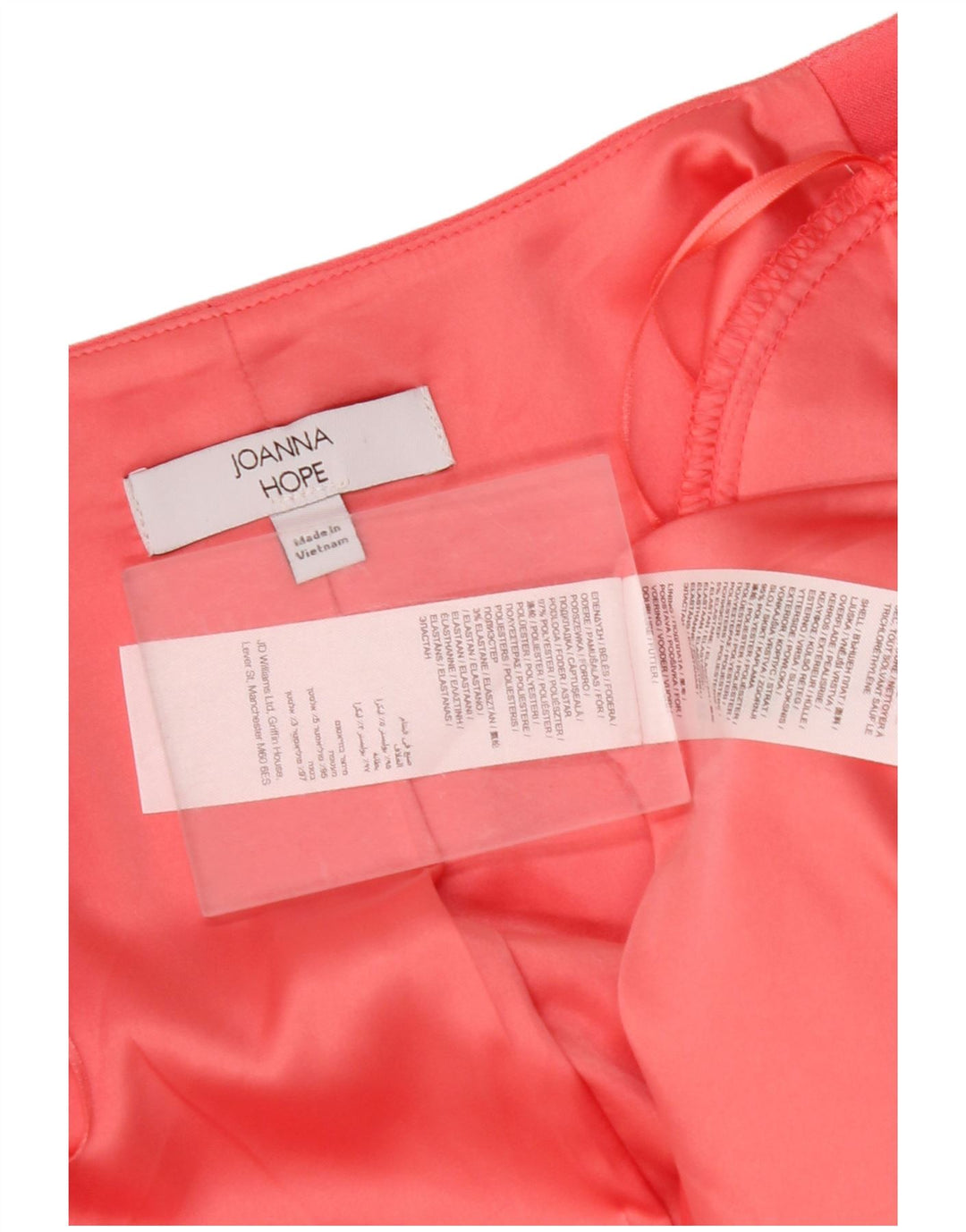 JOANNA HOPE Γυναικείο μπουφάν ανοιχτό 3/4 μανίκι UK 14 Μεσαίο κόκκινο