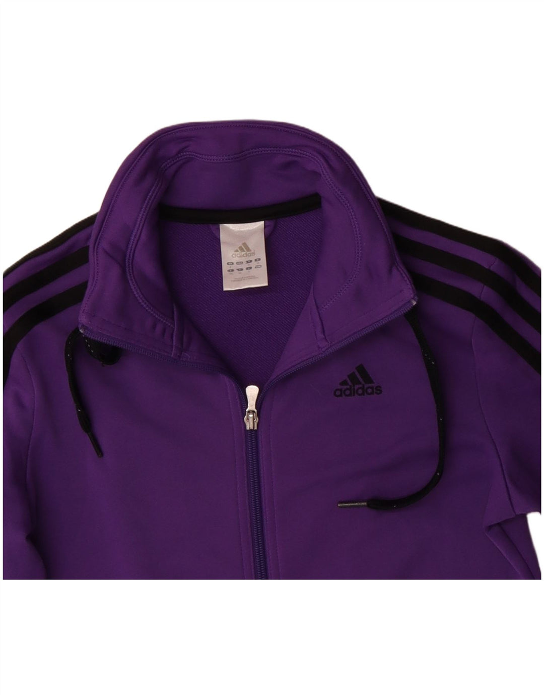 Γυναικεία αθλητική φόρμα ADIDAS Top Jacket UK 10 Small Purple Polyester