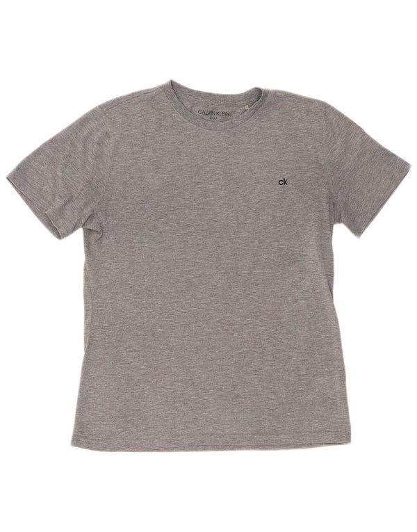 Ανδρικό T-Shirt CALVIN KLEIN Top Small Grey Polyester