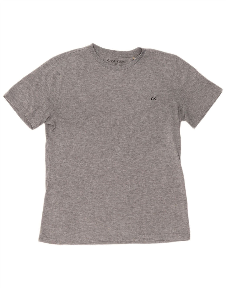 Ανδρικό T-Shirt CALVIN KLEIN Top Small Grey Polyester