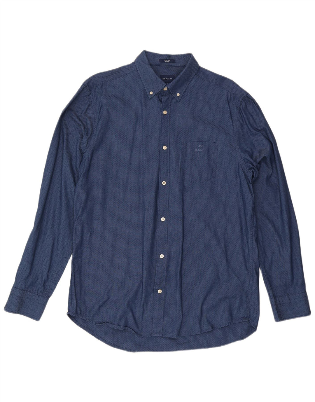 Ανδρικό πουκάμισο Gant Regular Fit Size 41/42 16 1/2 Large Navy Blue Spotted