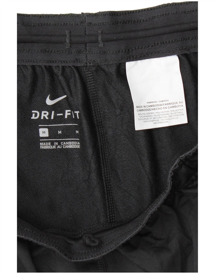 Ανδρικές φόρμες Nike Dri Fit Παντελόνια μεσαίου μαύρου πολυεστέρα