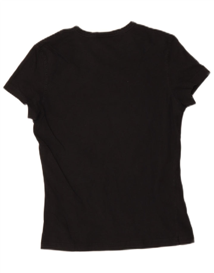 Γυναικείο T-Shirt Reebok Top UK 12 Medium Black