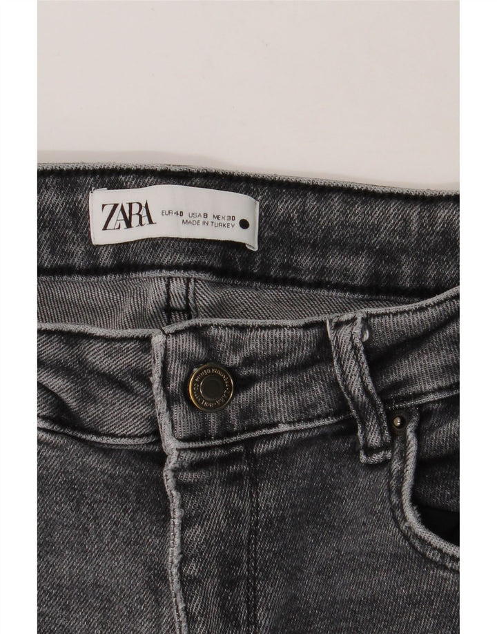 ZARA Womens Slim Jeans EU 40 Medium W30 L28 Grey Cotton Vintage Zara and Second-Hand Zara from Messina Hembry 