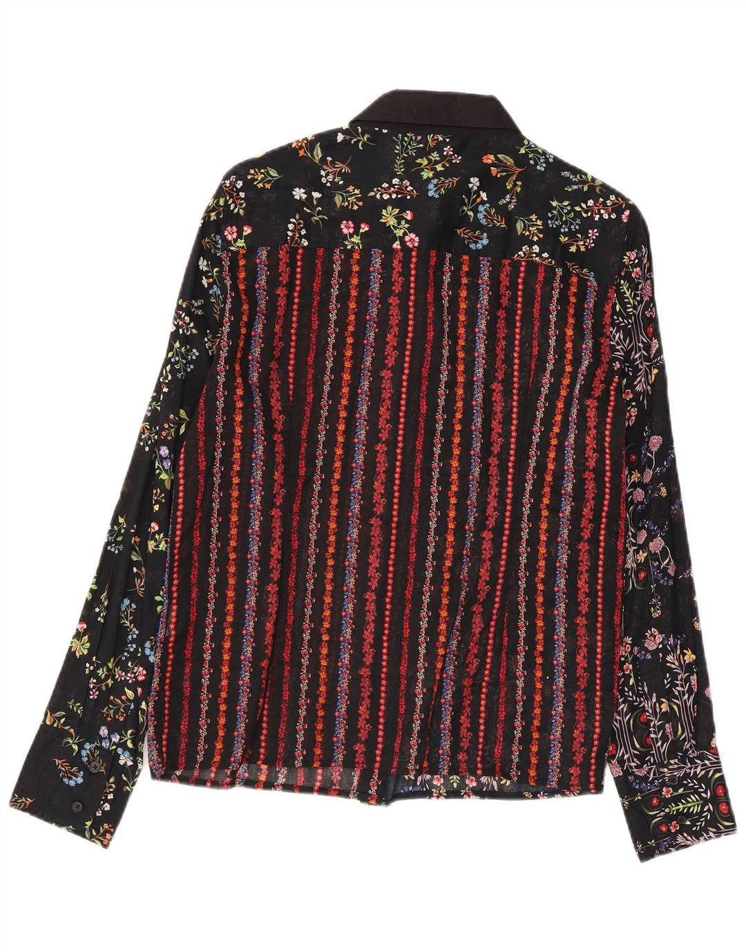 Desigual Γυναικείο Πουκάμισο UK 14 Medium πολύχρωμο Floral