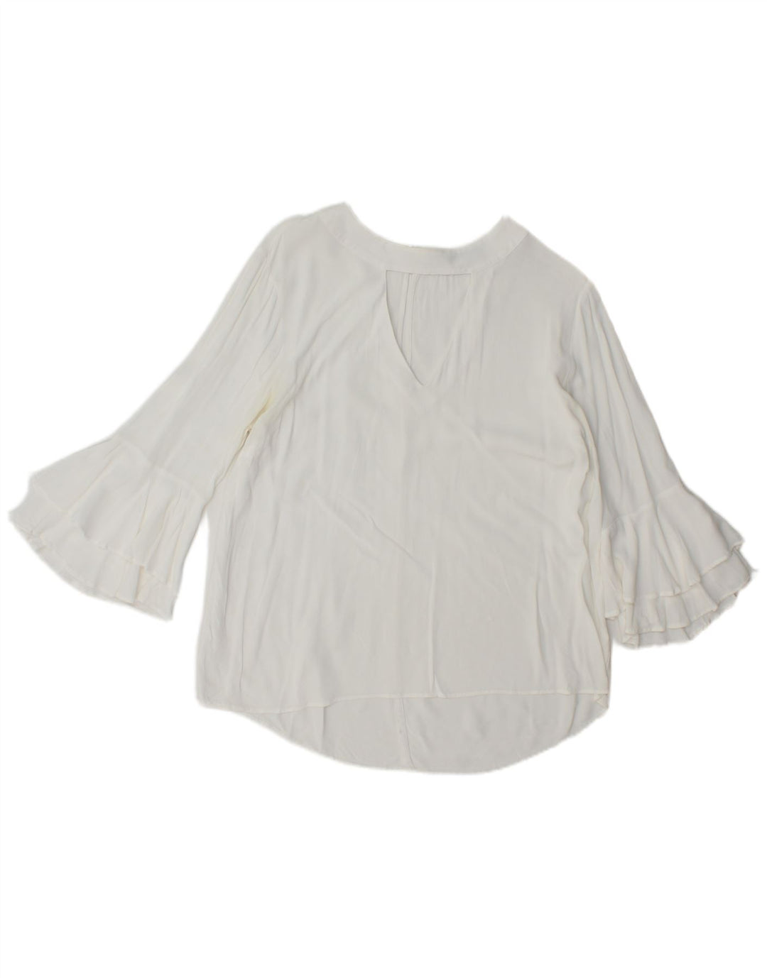Zara Γυναικεία μπλούζα 3/4 μανίκια τοπ UK 16 Large White