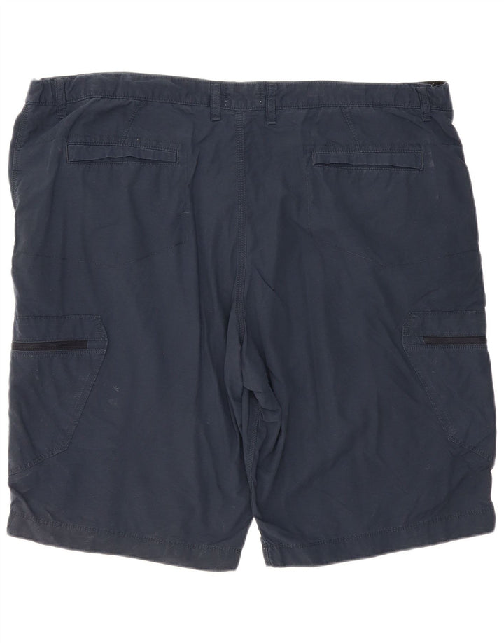 Ανδρικό σορτς Cargo Marks & Spencer W44 2XL Navy Blue Cotton