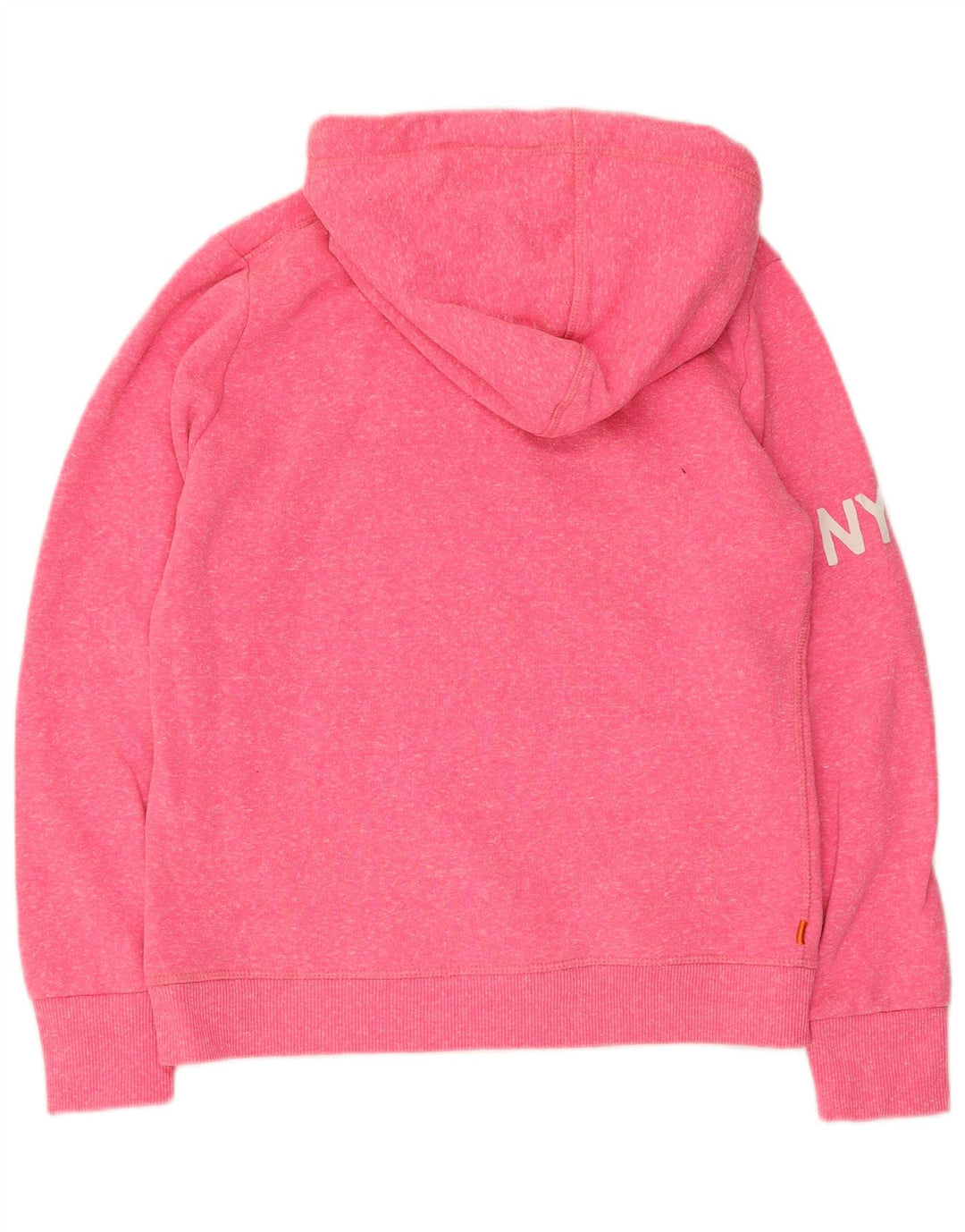 Superdry Γυναικείο γραφικό κουκούλα UK 14 Medium Pink Polyester