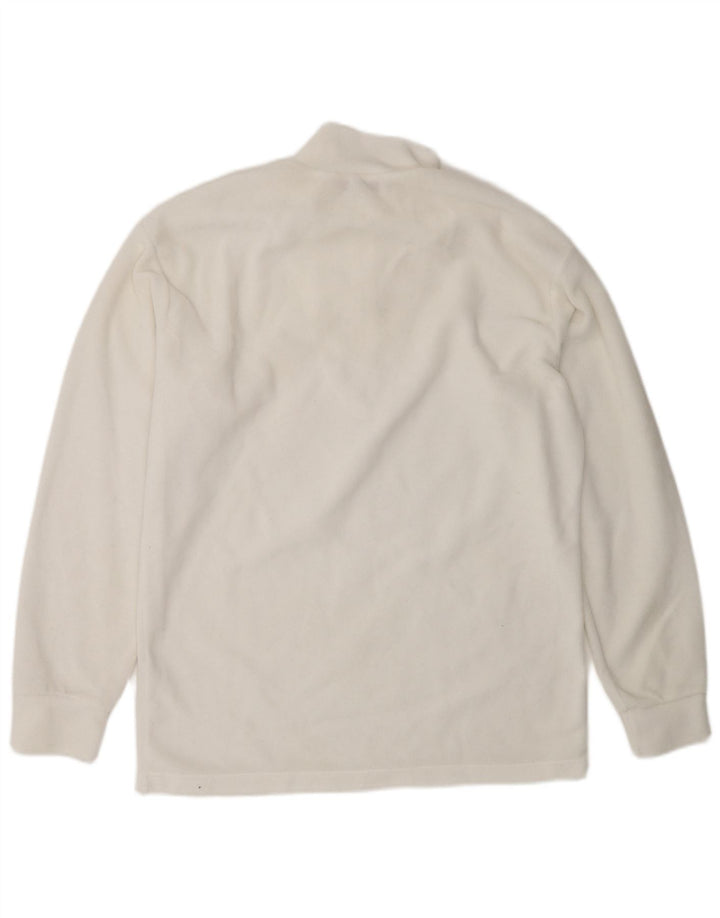 Fila Ανδρικό φερμουάρ Fleece Jumper IT 48 Μεσαίο Λευκό Πολυεστέρας