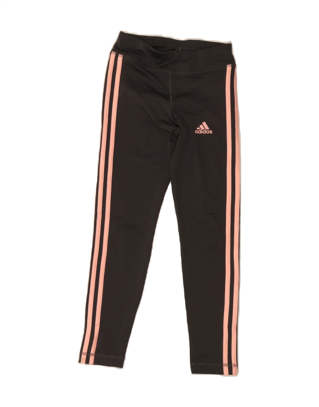 ADIDAS Girls Aeroready Leggings 9-10 Years  Grey Polyester Vintage Adidas and Second-Hand Adidas from Messina Hembry 